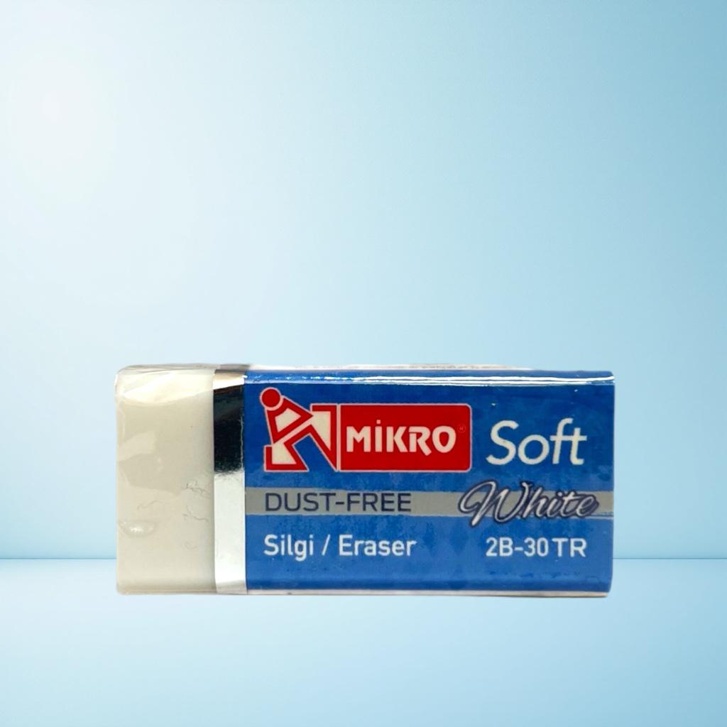 MİKRO KILIFLI BEYAZ SİLGİ 30’LU PAKET